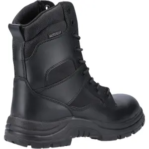 Amblers Safety Combat Hi-Leg Waterproof Metal Free Boot Black