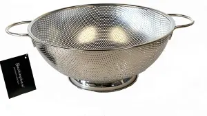 Buckingham Stainless Steel Micro-perforated Deep Colander / Strainer  31.5 cm