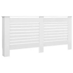 Radiator Covers 2 pcs White 172x19x81.5 cm MDF