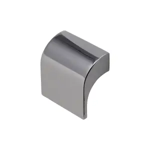 DecorAndDecor - AMORY Polished Nickel Black Square Cabinet Knob Drawer Cupboard Kitchen Pull Handles - Pair