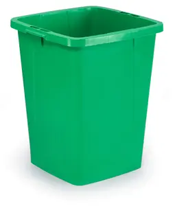 Durable DURABIN 90L Square - Food & Freezer Safe Waste Recycling Bin - Green