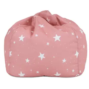 icon Kids Starry Skies Bean Bag Chair Pink Childrens Bean Bags