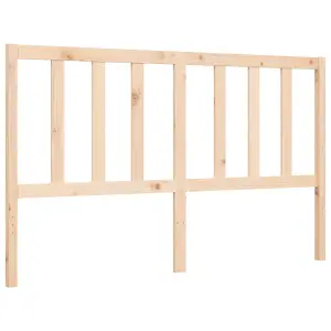 Berkfield Bed Frame with Headboard 160x200 cm Solid Wood