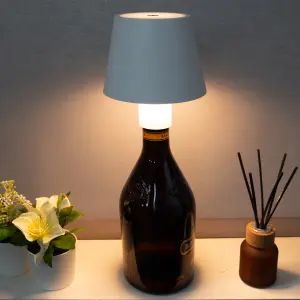 Global Gizmos LED Light-Up Bottle Lamp Shade