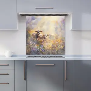 Ava Sterling: 00017 Premium Glass Kitchen Splashback W600mm x H600mm