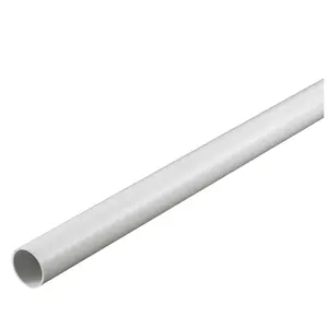 FloPlast White Solvent weld Waste pipe, (L)3m (Dia)40mm