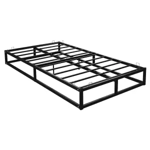 House of Home King Bed Frame Extra Strong Platform Black Metal Frame Bedroom Easy Build