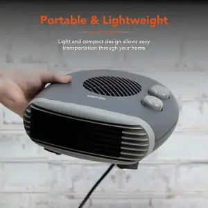 Warmlite WL44004DT 2000W Flat Fan Heater