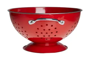 Maison by Premier Red Enamel Colander