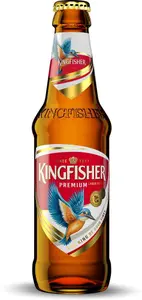 Kingfisher Beer - Premium Indian Lager - Crafted In The UK - 24 X 330Ml Bottles - 4.5% ABV