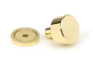 From The Anvil Polished Brass Kelso Cabinet Knob - 25mm (Plain)