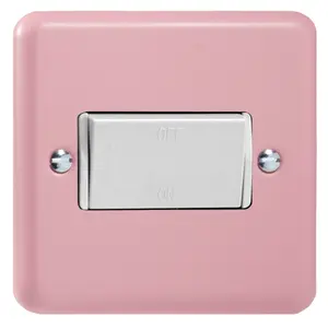 Varilight 10A Fan Isolating Switch (3 Pole) Rose Pink