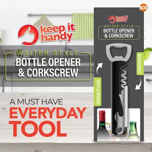 Wine Corkscrew Bottle Opener - 2-in-1 Wine Bottle Openers - Corkscrews Wine Bottle Opener Wine Opener Corkscrew Wine Opener