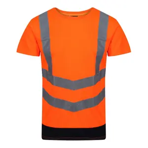 Regatta Mens Pro Hi-Vis Short-Sleeved T-Shirt