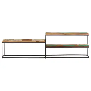 Berkfield TV Cabinet 180x30x50 cm Solid Reclaimed Wood