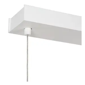 Lucide Sigma Modern Pendant Light - LED Dim. - 1x38W 2700K - White