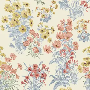 Laura Ashley Multicolour Megan Smooth Wallpaper