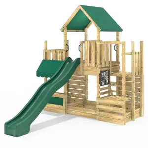 Rebo Modular Wooden Climbing Frame Adventure Playset - M22 Shop