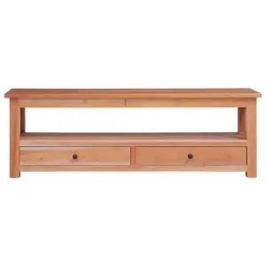 Berkfield TV Cabinet 120x30x40 cm Solid Mahogany Wood