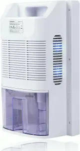 1.8L Small Quiet Dehumidifier - Dehumidifier with UV Air Purifier - With 24 Hour Timer & Digital Touch Screen