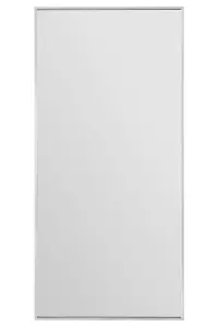 MirrorOutlet Artus - Silver Aluminium Edged Full Length Wall Leaner Mirror 68" X 33" (174CM X 85CM)