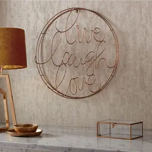 Live Laugh Love Metal Wall Art