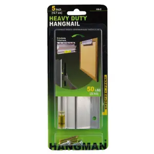 Hangman Heavy Duty No Stud Picture Hanger 127mm (5") HN-5