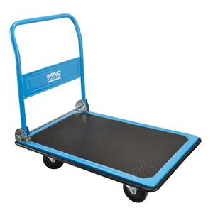 Mac Allister Black & blue Foldable Platform trolley, 300kg capacity