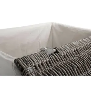 Wicker Slim Laundry Basket Bin