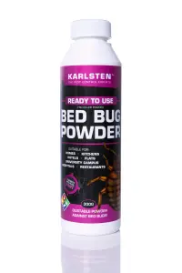 Karlsten Bed Bug Killer Powder Fast Effective Clean Non Staining Bed Bug Killing Treatment 300 G