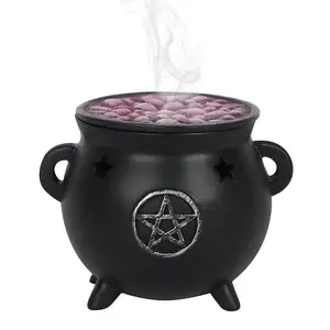 Something Different Pentagram Incense Cone Holder Black/Silver (One Size)