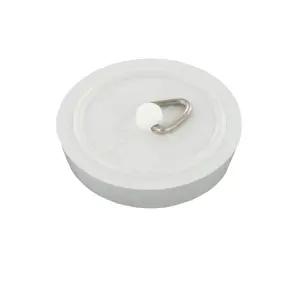 Securpak Bath Plug (Pack of 2) White (45mm)