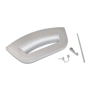 Hotpoint Washing Machine Door Handle Kit Futura Silver Metalic by Ufixt