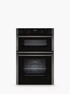 Neff N50 U1ACE2HG0B Built In Electric Double Oven, Graphite Grey