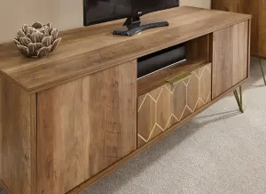 GFW Orleans 1 Drawer TV Stand Mango