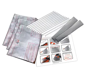 Radflek Radiator Reflector Panels - 3 Sheets, Foil - Energy & Heat saving. Cut to size