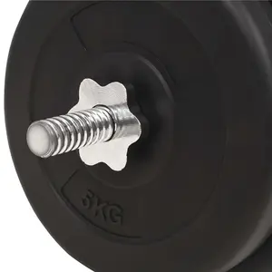 Barbell Set 30 kg Workout Fitness Gym Essential