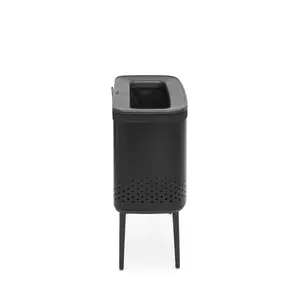 Brabantia Bo 60 Litre Laundry Bin Matt Black