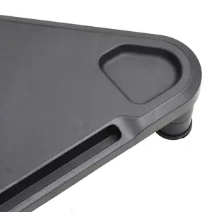 vidaXL Corner Monitor Stand Black 49x28x10.5 cm