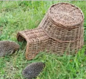 Large 50cm wicker Hedgehog house, breeding or hibernation shelter