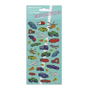 Paper Projects Reusable Cars & Planes Stickers Multicoloured (One Size)