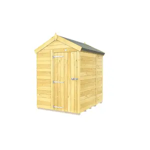 DIY Sheds 5x6 Apex Shed - Single Door With Windows