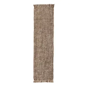 Melrose Lagos Grey Comfortable Low Pile Anti Slip Area Rug 060/230cm