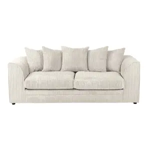 Lennox Cream Sofa Set 3 Seater