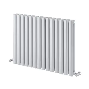 Kensington White Double Horizontal Radiator - 600x820mm