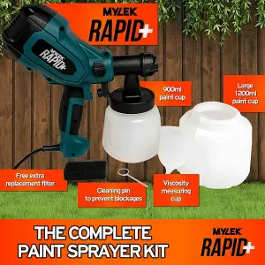 Electric Paint Sprayer Gun 400W Indoor & Outdoor, Home or Garden