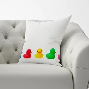 Coloured Rubber Ducks Cushions 60cm x 60cm