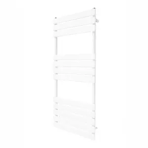 Flat Panel Towel Radiator - 1200mm x 500mm - White