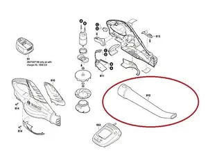 BOSCH Replacement Blower Tube (To Fit: Bosch ALB 18-Li Cordless Leaf Blower)