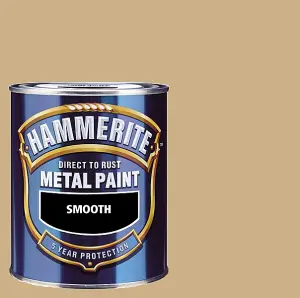 Hammerite - Smooth Direct to Rust - 750ML - Desert Sand